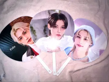 Felix K-POP 부채 3개 세트