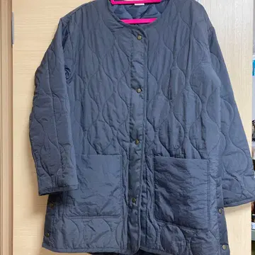 그레이 퀼팅 자켓 XL