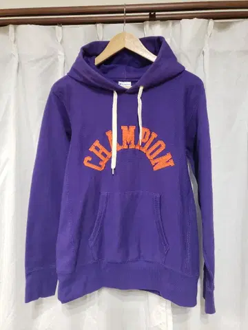 챔피언 / 보라색 / 후드티 / 리버스 위브 / L 사이즈