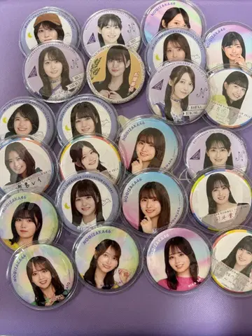 노기자카 캔뱃지 낱개 판매 가능 개당 300엔!