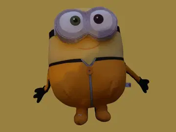 미니언 밥 봉제 인형 중형 약 40 x 25cm 쿠션 타입