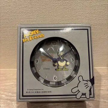 레어 2000년 헤이세이 레트로 Disney 도널드 덕 탁상시계 SEGA