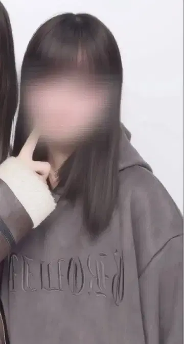 그레이 후드 부착 후드티