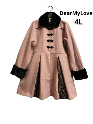 Whip 백리본 레이스 플리츠 코트 핑크 4L