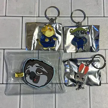 주토피아2 시크릿 키체인 앞머리 클립