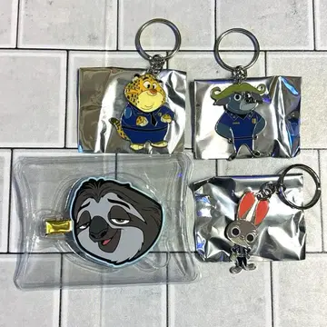 주토피아2 시크릿 키체인 앞머리 클립