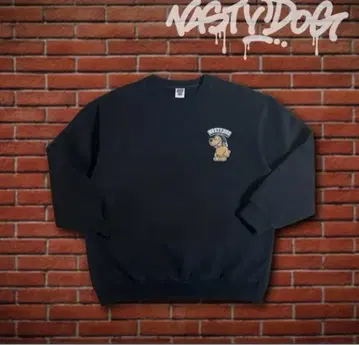 NASTYDOG 블랙 맨투맨