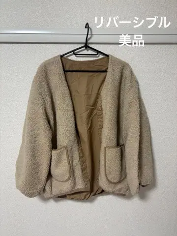 [ 새상품급 ] [ 리버서블 ] 보아 자켓 브라운