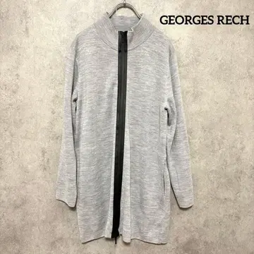 새상품급 GEORGES RECH 롱 가디건 38 그레이 니트