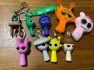 스플랜키 키링 8개 세트