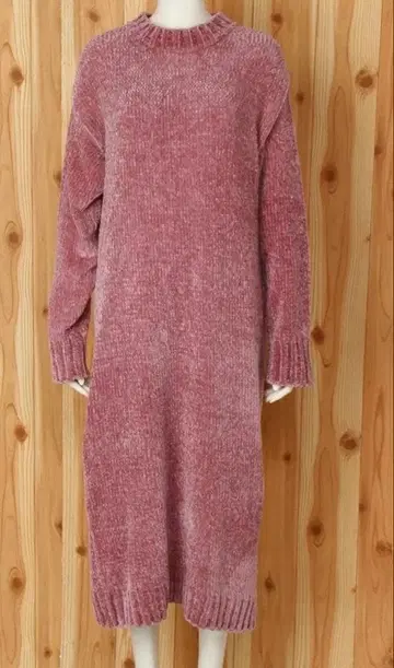 [ 새상품급 ] 젤라또피케 니트 원피스 긴팔 룸웨어 파자마