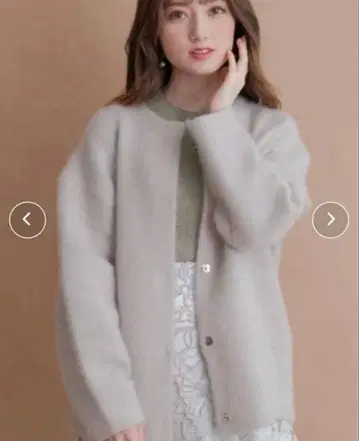 Apuweiser-riche 복슬복슬 니트 숏코트