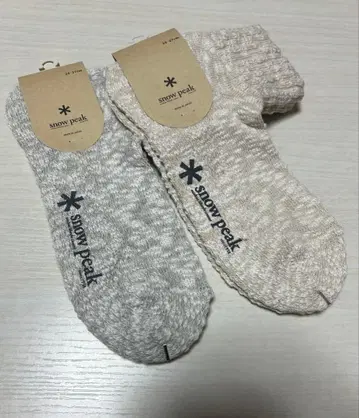 snow peak L자형 양말 2족 세트 새상품