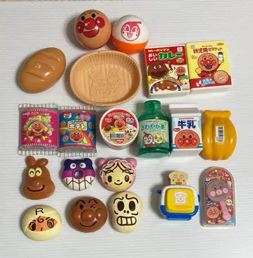 호빵맨 잼 아저씨의 빵 공장 & 피핀 쇼핑 계산대 잡화 세트