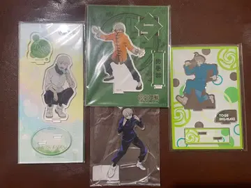 주술회전 이누마키 토게 아크릴 스탠드 4종 세트