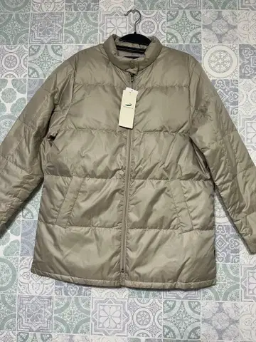 크로커다일 베이지 다운 자켓 L 사이즈