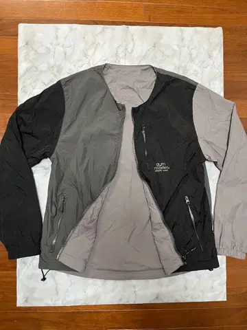 짐 마스터 나일론 자켓 아우터 그레이/블랙