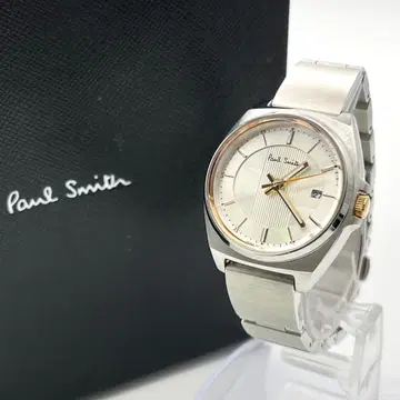 Paul Smith 아날로그 여성용 손목시계 실버 새 배터리 박스 있음