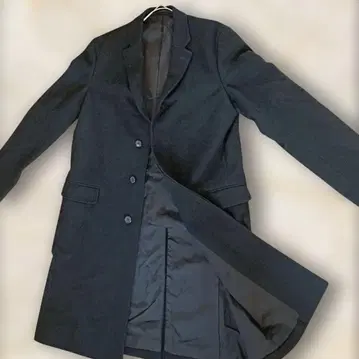 [ 새상품급 ] lad musician 체스터 롱 코트 17AW 블랙