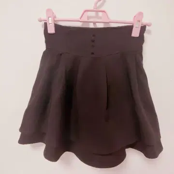 evelyn 더블 플레어 스커트 BLACK