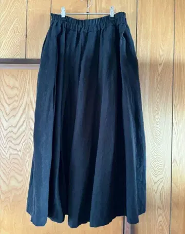 쿠보상 기성 블랙 개더 스커트 M