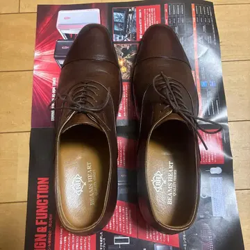BEAMS heart 브라운 옥스퍼드 신발
