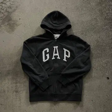 GAP 그레이 지퍼 후드티 y2k 헤이세이 갸루 크롭 기장