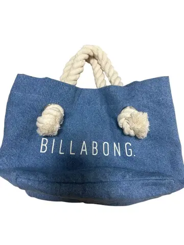 미사용 새상품 BILLABONG 파랑 토트백