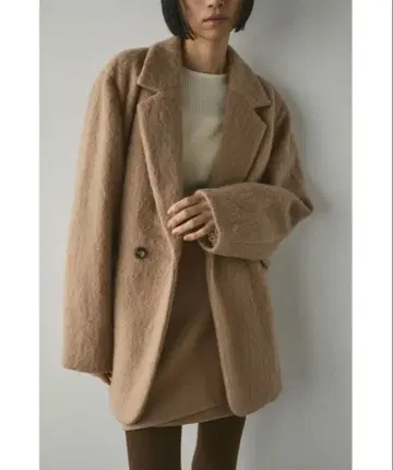 스타일 믹서 샤기 테일러드 자켓