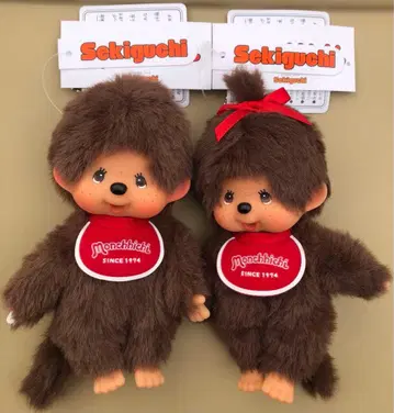 특가 택 포함 새상품 인기 만점 몽치치 봉제 인형 키링 2개 세트!