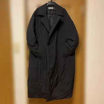 베이세스톡 블랙 롱 다운 코트