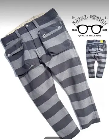 네이탈 디자인 G55 살루엘 플랩 팬츠 GO OUT 별주 보더 W36