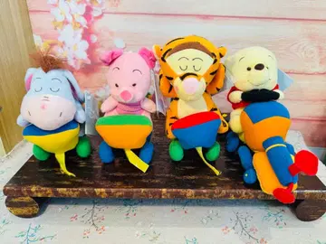 곰돌이 푸 기관차 연결 봉제 인형
