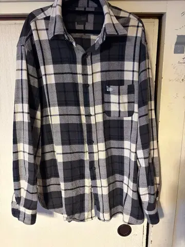 NEWERA 플란넬 체크 셔츠 BLACK LABEL FW24