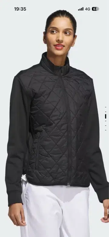 adidas 속기모 퀼트 자켓 M 사이즈 미사용 새상품