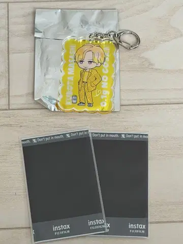 0.1g의 오산 쿠보타 마사시 마사시님 아크릴 키링 폴라로이드 포함