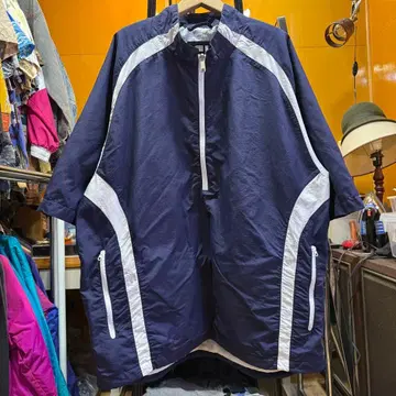 미국 빈티지 의류 FJ 나일론 자켓 XL 네이비