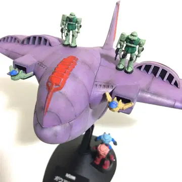 건담 프라모델 완성품 1/1200 지온군 가우 공격항모 건담