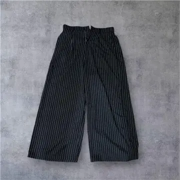 스트라이프 팬츠 슬랙스 남성용 블랙 하카마 팬츠 남성용 캐주얼 스트릿