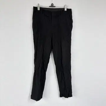 VAN HEUSEN [ XL 상당 ] 반휴젠 블랙 슬랙스 무지