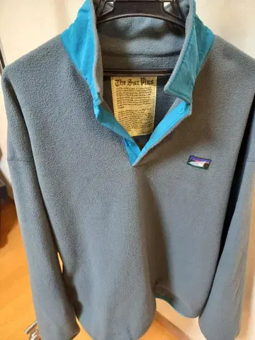 ssz 22aw fleece pullover shirt gray