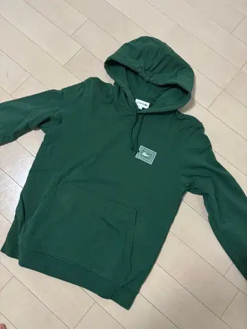 LACOSTE 그린 후드티 M 사이즈