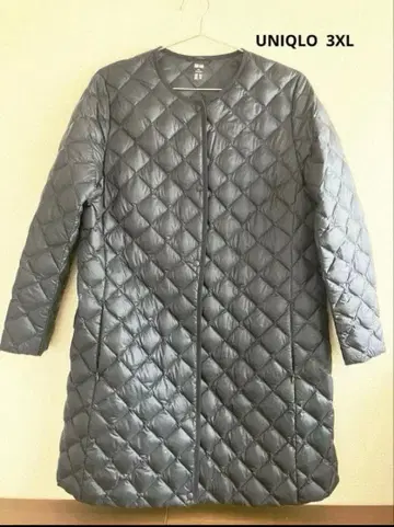 [ 새상품급 ] UNIQLO 네이비 노카라 울트라 라이트 다운 3XL