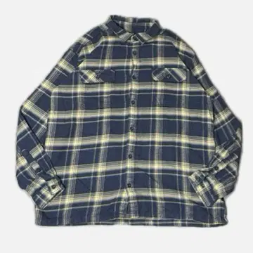 Patagonia 헤비 플란넬 셔츠 체크 무늬