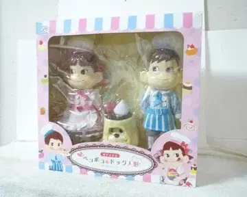 개봉품 레어 컨디션 최상 후지야 파티시에 페코포코&도그 인형 피규어