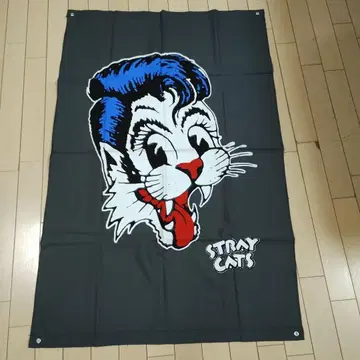 태피스트리 포스터 플래그 깃발 스트레이 캣츠 (그레이) 무료배송