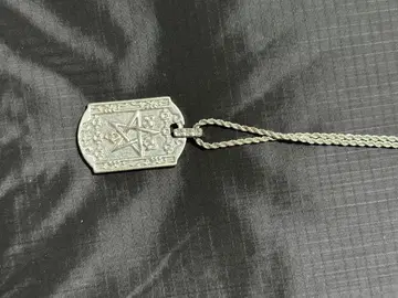 도그택 실버 목걸이 트위스트 체인