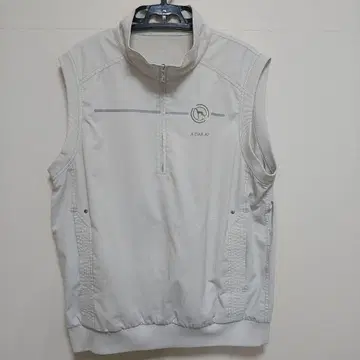 [ adabat ] 풀 집업 나일론 베스트 사이즈 50 화이트