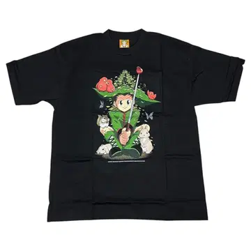 세계 50착 한정판 HUNTER x HUNTER 곤 실크스크린 Tee