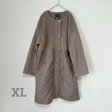 HK WORKS LONDON 퀼팅 자켓 브라운 XL